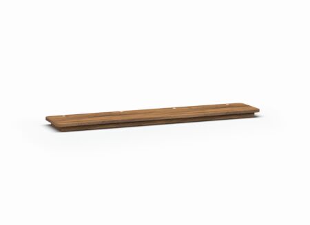 Grondplateau  213cm - melamine - brushed walnut nature