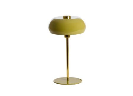 Tafellamp Surin H47cm - metaal - olijfgroen/goud E27