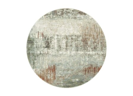 Rond tapijt Aspero Ø120cm - polyester - multicolor