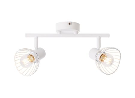 Opbouwspot Elhi met 2 spots 40W E14