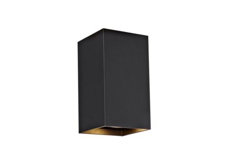 Wandlamp zwart 2x50W GU10