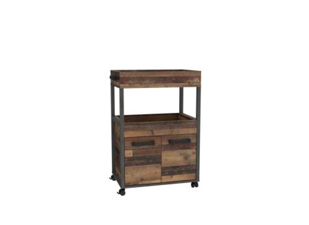 Serveerwagen 60cm - decor - old wood vintage