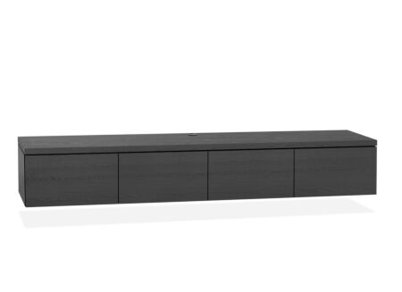 Tv-meubel 241cm - lamulux - zwart