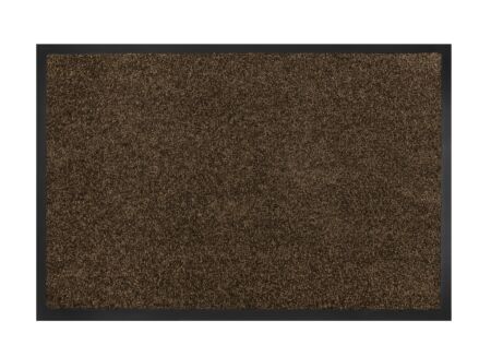 Deurmat Twister 80x60cm polyamide bruin