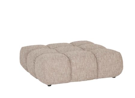 Poef Parkaway 120x120cm stof roze
