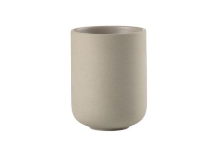 Beker Sensu Ø7,4x9,5cm - keramiek - taupe