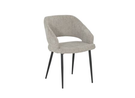 Stoel Odin 54,5x55x82,5cm - linnen - greige