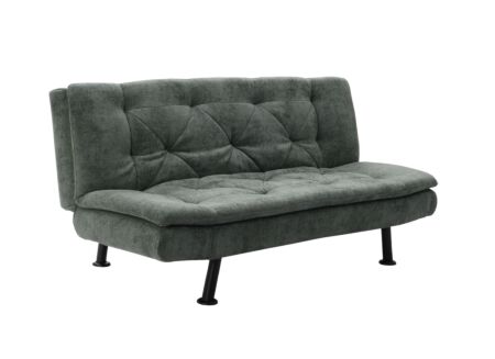Zetelbed Alisa 1-persoons - stof - groen