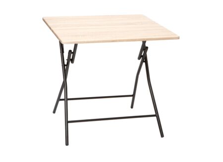 Plooitafel 80x80cm bruin