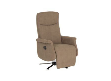 Relaxzetel Camacho stof licht bruin