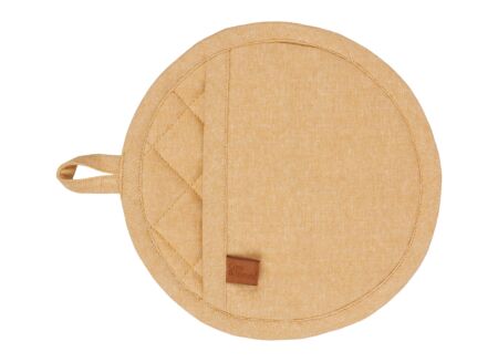 Pannenlap Stoff Ø20cm - katoen - amber