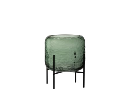 Vaas Oneffen glas
 H16cm