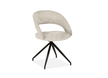 Stoel Indy  58x60x85cm - stof - naturel