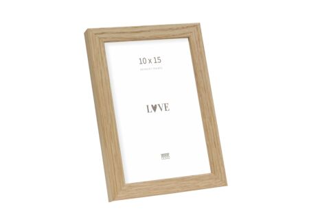 Fotokader 15x10cm - hout & glas - bruin