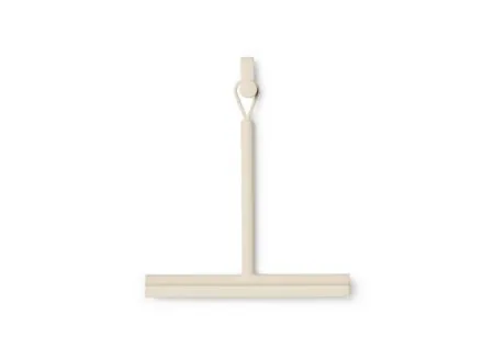 Plus Important - Raclettes de douche ReNew avec crochet de porte 24x26cm - silicone - soft beige