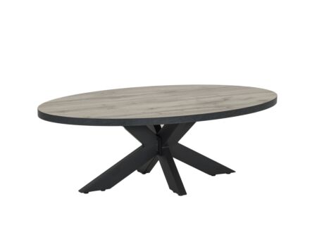 Salontafel Elegance 130x70cm - meubelplaat - canada oak