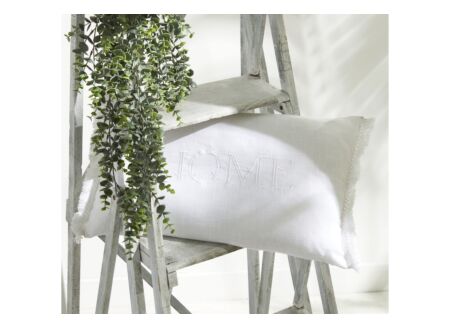 Kussen Capucine Charme 50x30cm - katoen - wit