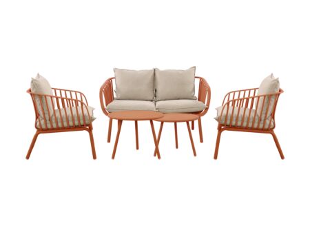 Salon lounge Copacabana métal - orange Salon lounge Copacabana métal - orange