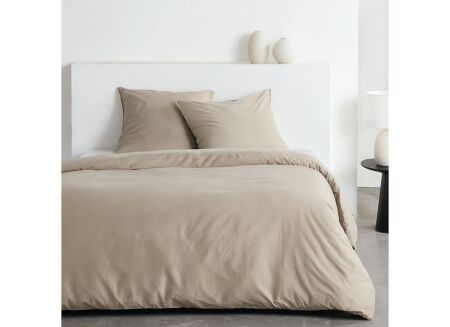 Housse de couette Today 240x220cm - polyester - dune