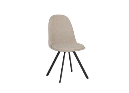 Stoel Siren 47x57x88cm - polyestervezel - beige