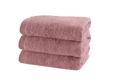 Handdoek Flora 50x100cm - katoen - blush