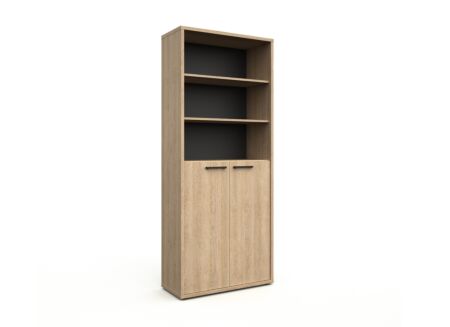 Boekenkast Flexo-2 90x40x216cm - decor - zand eik