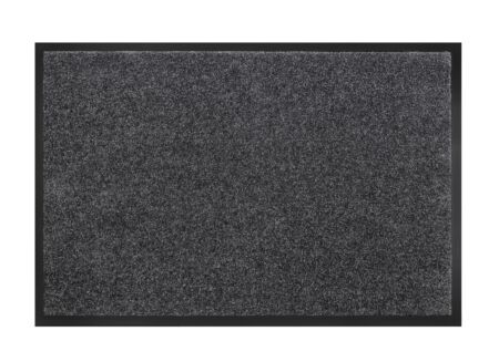 Deurmat Twister 60x40cm polyamide grijs