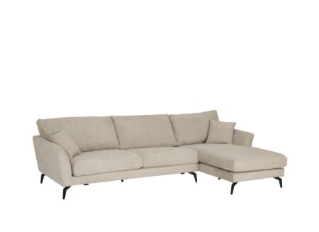 Hoeksalon Namur 293x160cm - stof - beige