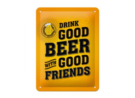 Plakkaat 15x20cm Beer