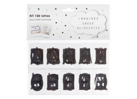 Letters, 100 stuks 6,5cm