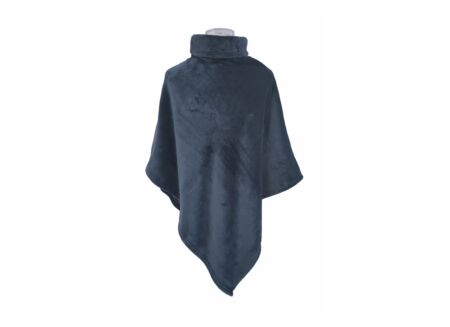 Poncho microvezel antraciet