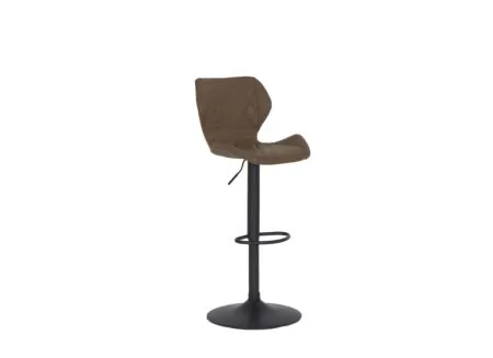 Barstoel Toro ZH58-80cm - lederlook - bruin