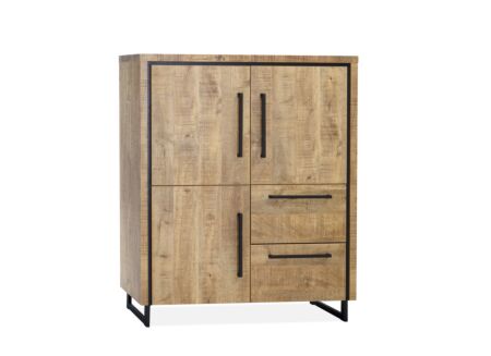 Barkast Rimini 118cm - lamulux - mango