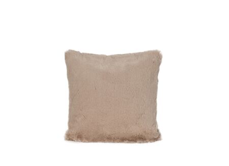 Kussen Duffie 45x45cm - imitatie konijnenvacht - roze