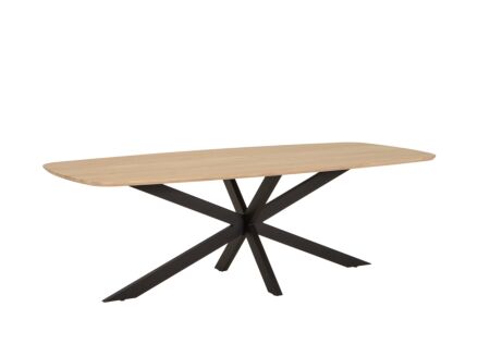 Tafel 220x110cm - massieve eik - eik