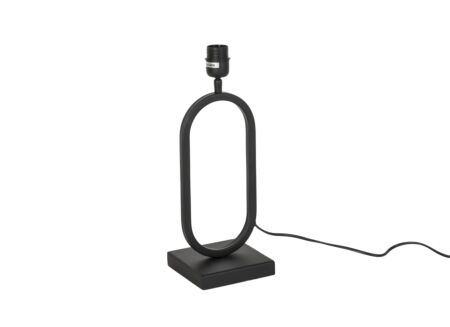 Tafellamp Rico E27 H40cm - metaal - zwart