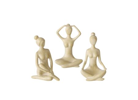 Beeldje Yoga Woman H10cm