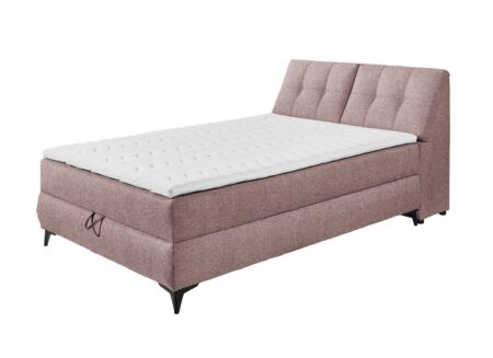 Bedbox Atlantis 140x200cm met opbergruimte stof flamingo