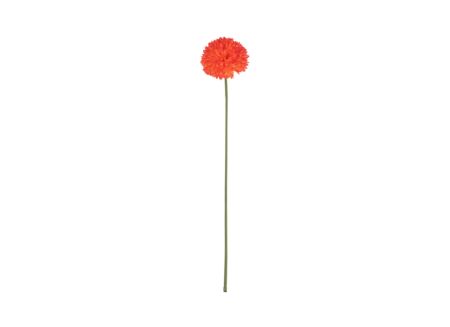 Kunstbloem Chrysant H78cm - kunststof - oranje