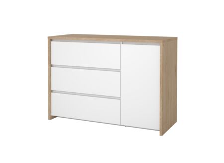 Commode Next 119x48x84cm - decor - wit/jackson hickory