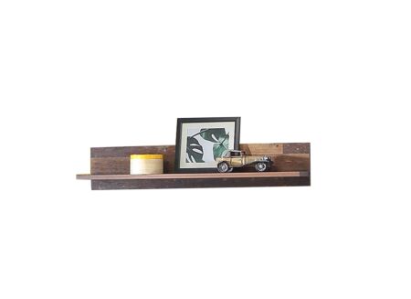 Wandplank Clif 120x23x22cm - meubelplaat - old wood