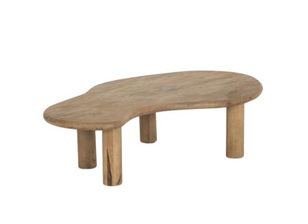 Salontafel Odilon 145x85cm - hout massief - naturel