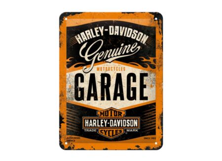 Plakkaat 15x20cm Harley Davidson
