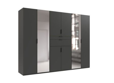 Kleerkast Moldau 270cm - decor - grafiet