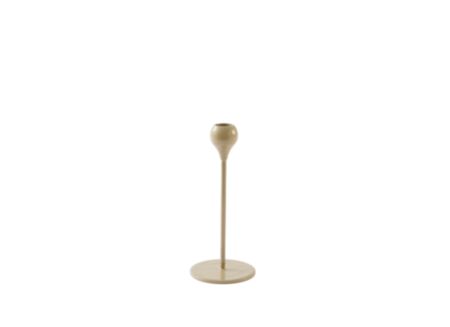 Kaarsenhouder Samui H20cm - metaal - taupe