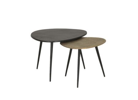 Bijzettafel Sincere Ø50/Ø40 set van 2