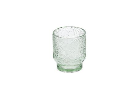Verre Flora 30cl - verre - vert clair lot de 4