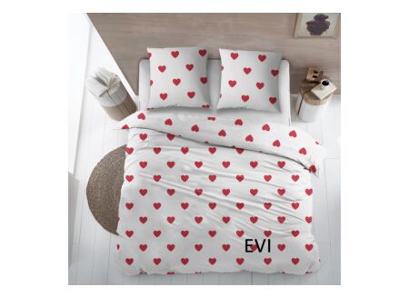 Dekbedovertrek Evi 240x200/220cm flanel