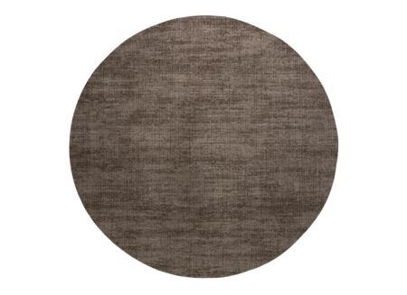 Rond tapijt Aspero Ø120cm - heatset polypropyleen - bruin