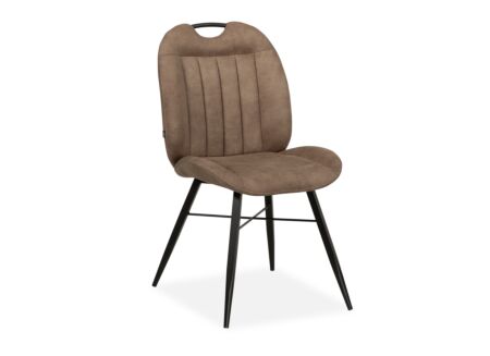 Stoel Nowie Zorro 52,5x62x92cm - stof - taupe
